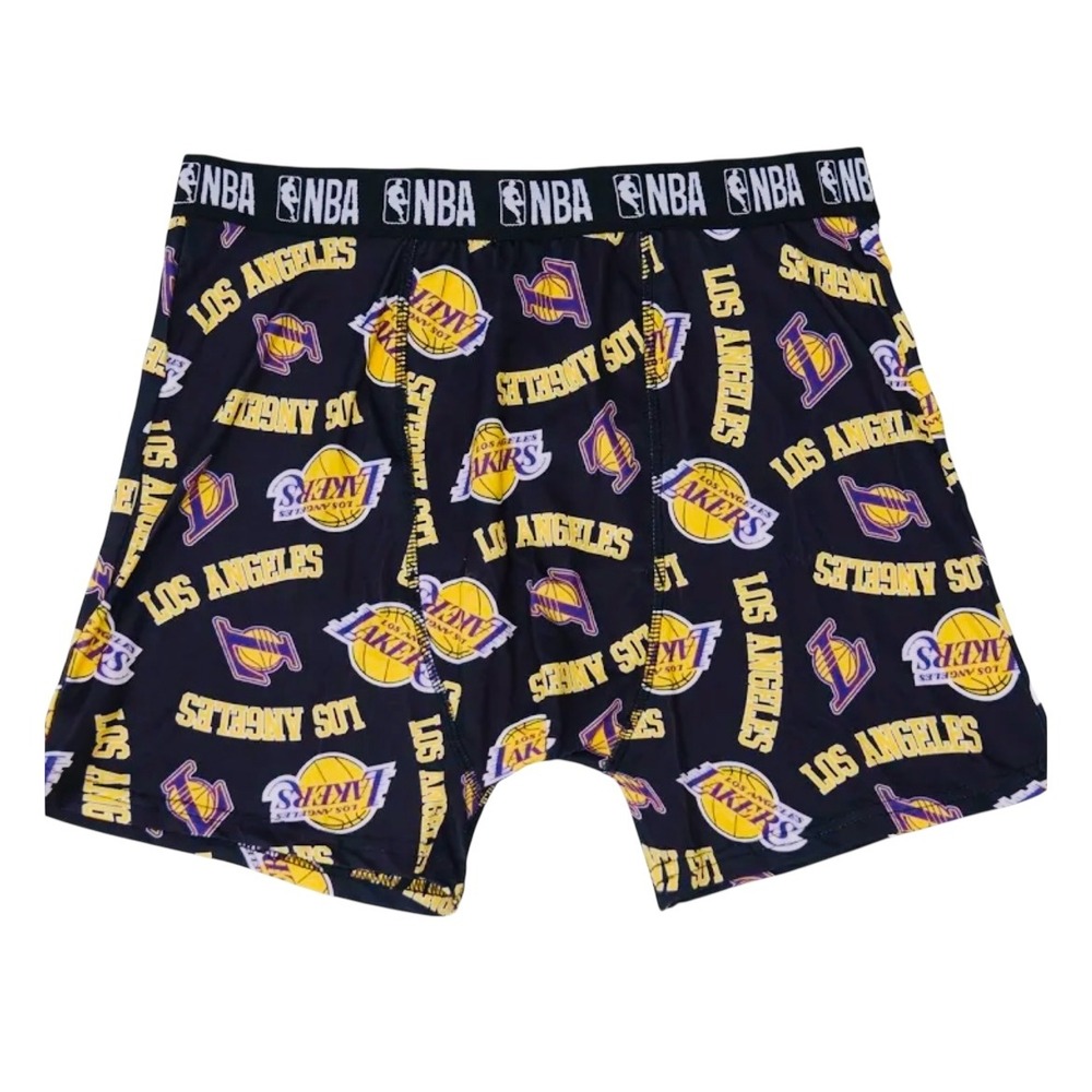 NEW NBA Los Angeles Lakers Boxer Briefs Men's Medium Underwear